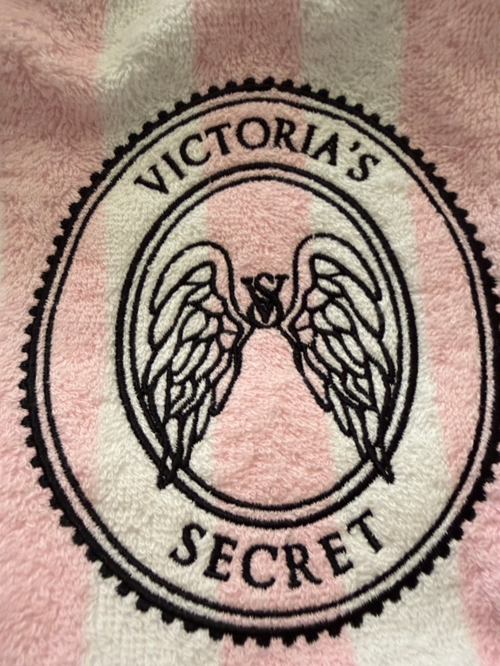 Victoria's Secret Pink and White Striped Tote Bag - Picture 3 of 3